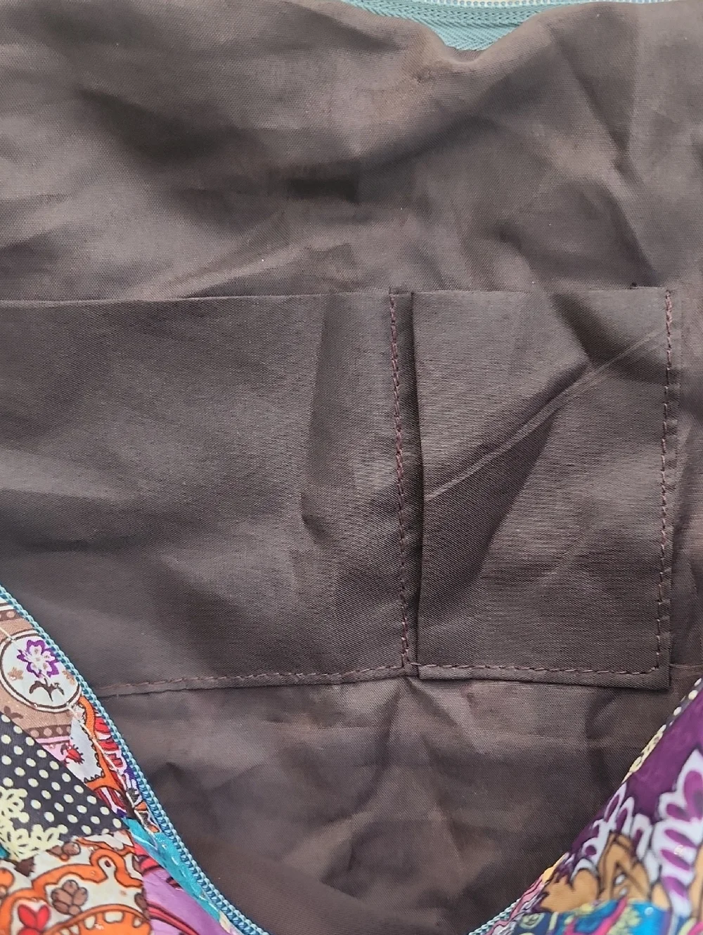 Patchwork Floral Quilted Shoulder Bag in Purple Multi - Unbranded,  Boho, Casual